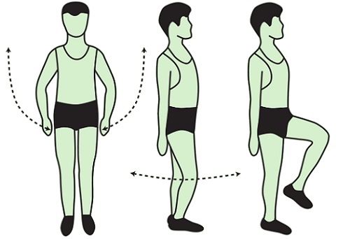 Ходьба на месте картинка гимнастика