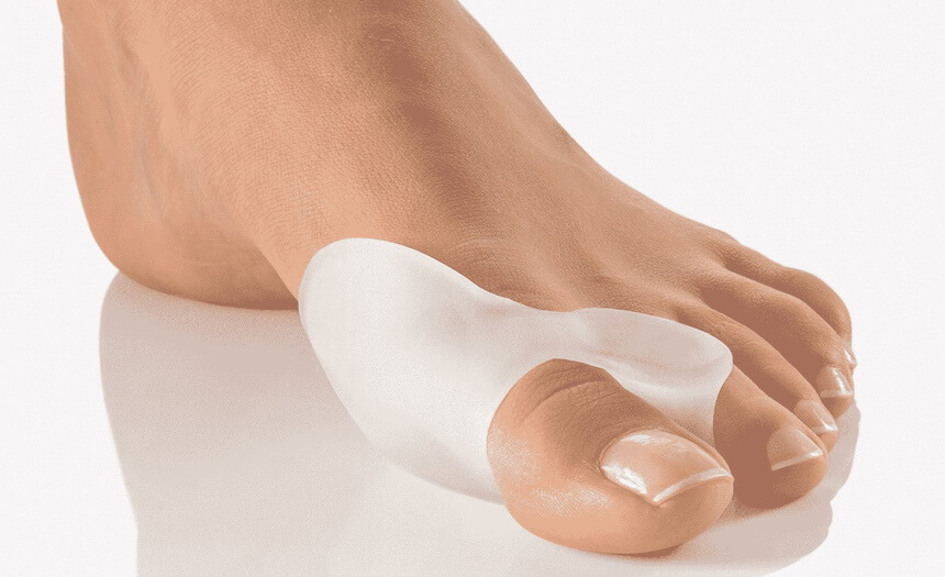 силиконовый разделитель для пальцев ног от косточки